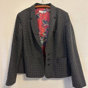 BODEN Wool Polka Dot Blazer